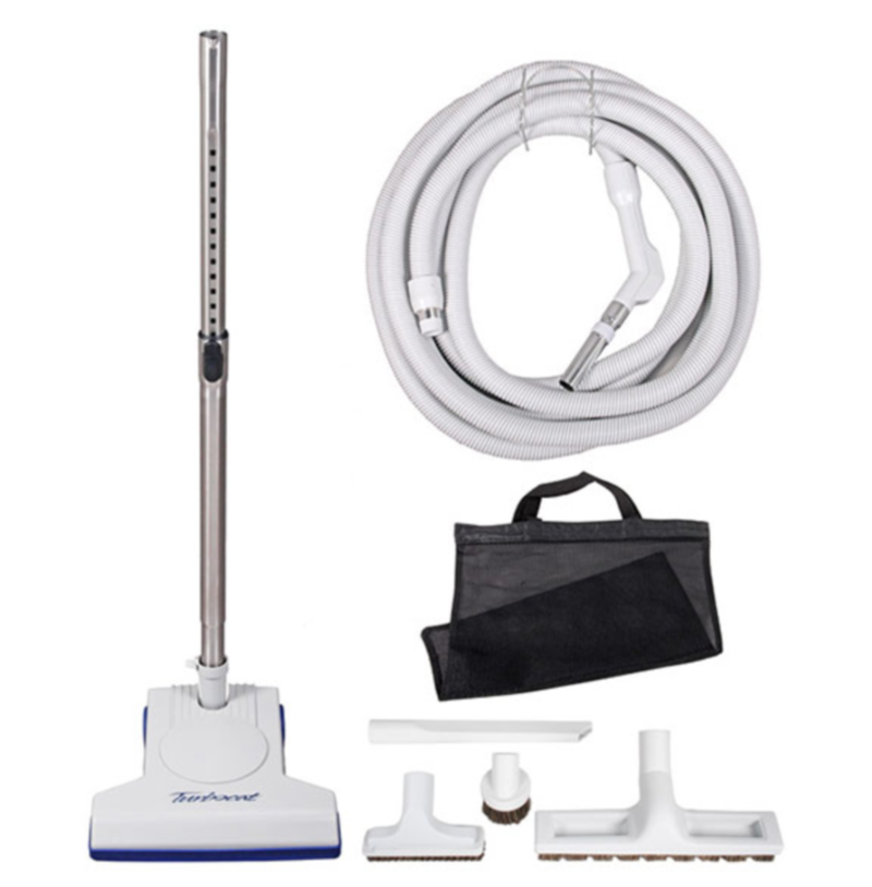 CENTRAL VACUUM ATTACHMENT KIT, 35ft Deluxe TurboCat Central Vacuum  Attachment Kit-416D35