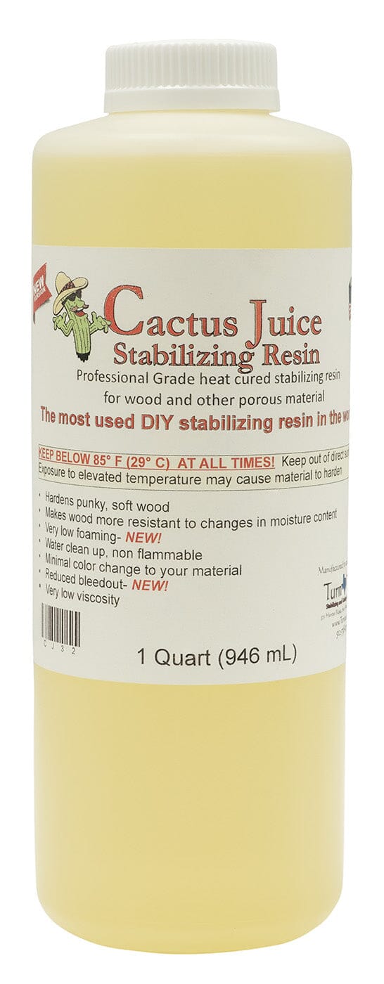 Cactus Juice, Cactus Juice Stabilizing Resin for Woodworking
