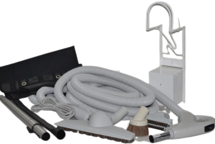 CENTRAL VACUUM ATTACHMENT KIT, Central Vacuum 35ft with pigtail & Fit All Tools Kit #06-4983-64