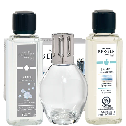 Maison Berger, Essential Lamp Starter Kit for A Better Smelling, Cleaner Home