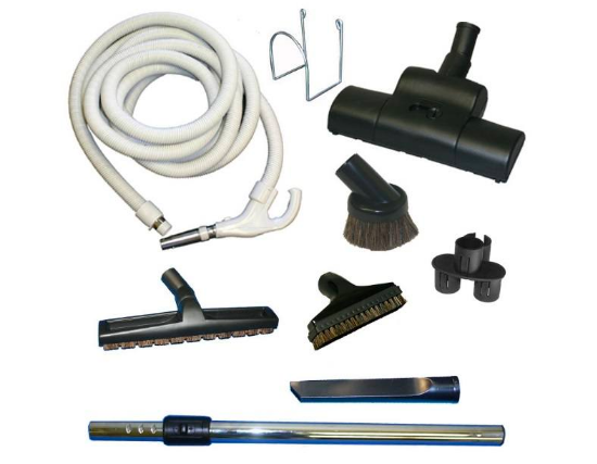 CENTRAL VACUUM ATTACHMENT KIT, Fit All 30Ft  Standard Central Vac Kit with on off Switch