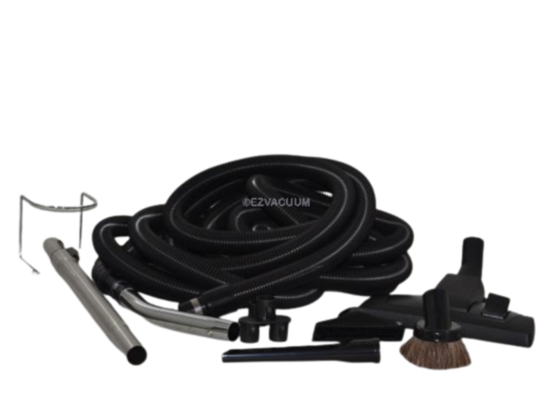 CENTRAL VACUUM ATTACHMENT KIT, Fit All Vacuum 30Ft C.P. HOSE W/Tools Central Vac Kit #06-4995-60