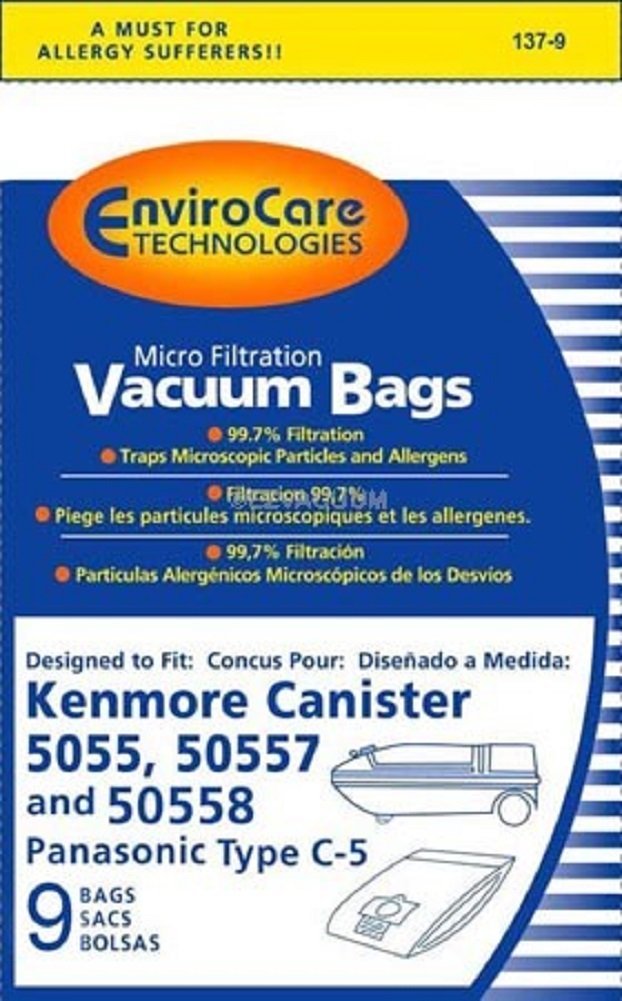 Kenmore, KENMORE Canister Bags - 50558, 5055, 50557