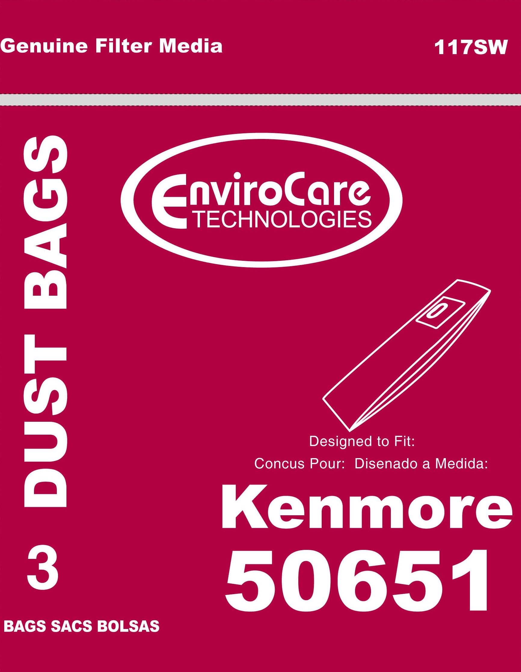 Kenmore, Kenmore 50651 Bags