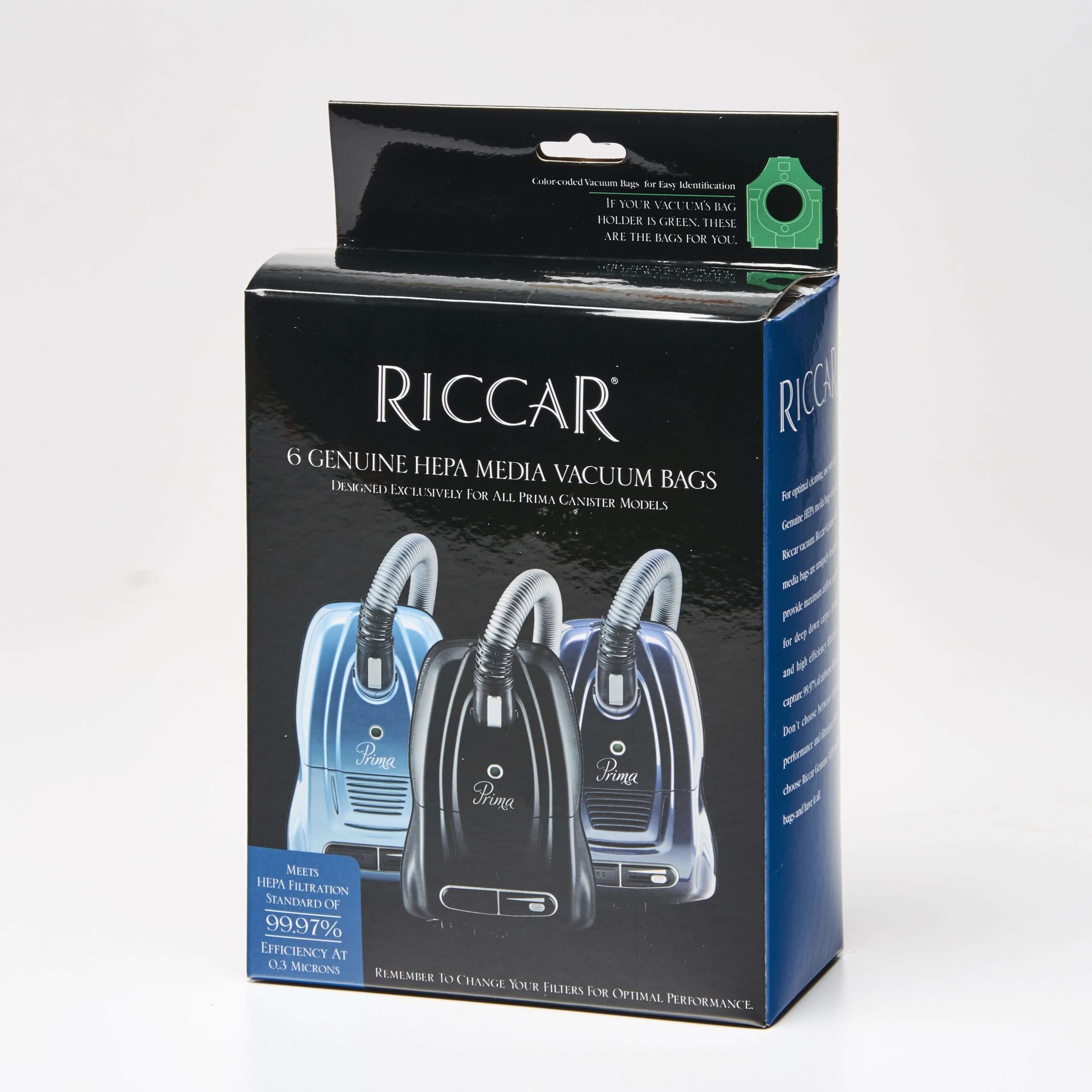 Riccar, Prima HEPA Vacuum Bags