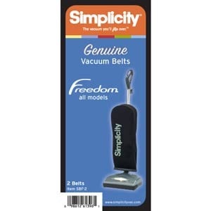 Simplicity, Simplicity Freedom Vacuum Belts 2 Pack SBF-2
