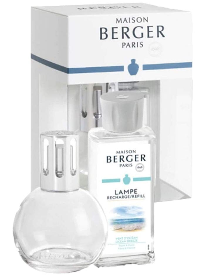 Maison Berger, The Bingo Clear Lamp Gift Set With Ocean Breeze